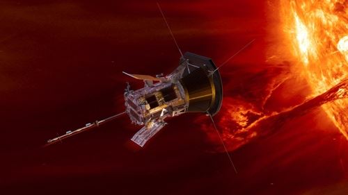 인류 최초로 시도하는 태양 대기권 탐사 임무를 띠고 오는 11일 발사될 예정인 '파커 솔라 프로브' [시카고대학신문]