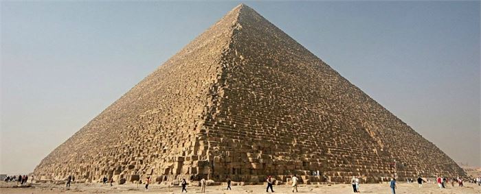 이집트 기자에 있는 쿠푸왕 피라미드 [위키피디아'