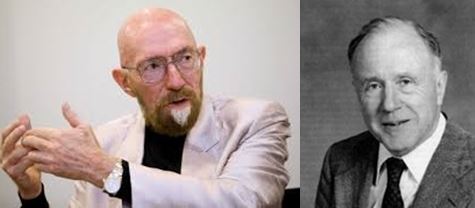 블랙홀을 명명한 존 휠러(오른쪽)와 그의 제자이자 '인터스텔라' 과학 자문을 맡은 킵 손 교수.
