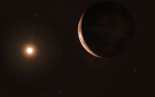 바너드별을 도는 행성 바너드별b 상상도[출처: ESO/M.콘메세르]
