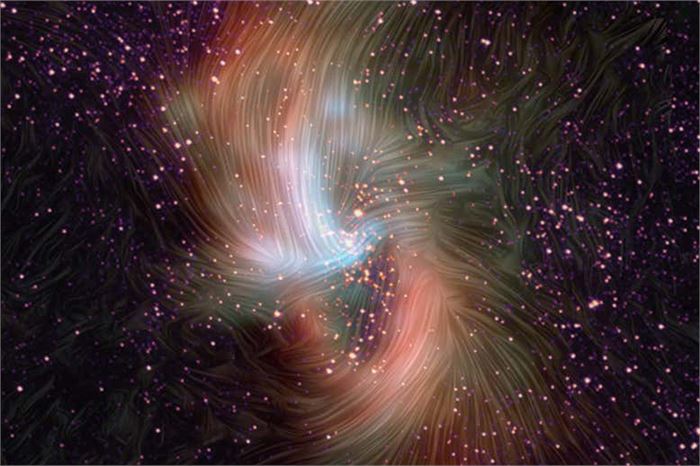 Magnetic fields around the Milky Way could shed new light on the big bangNASA/SOFIA; Star field image: NASA/Hubble Space TelescopeRead more: https://www.newscientist.com/article/2262533-we-may-be-able-to-find-magnetic-fields-from-the-start-of-the-universe/#ixzz6gTRnPFNM