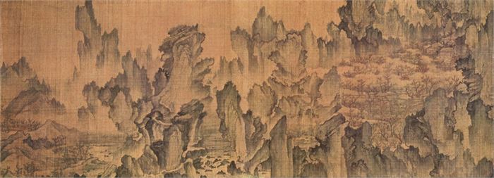 (그림2) 안견 「몽유도원도」(1447)