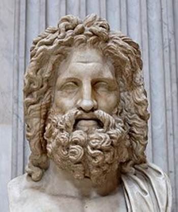 Zeus Head Statue. Vatican Fio-Clementino Museum of Art. [Source: Wikipedia]