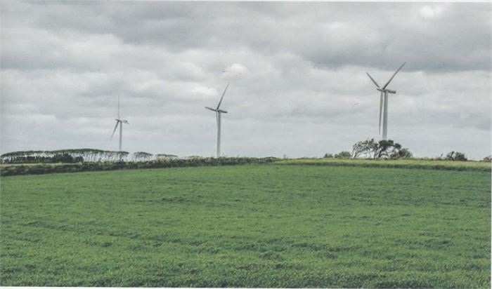 탄소중립 도시로 각광받는 덴마크 삼소섬의 풍력발전 [한국에너지사업단 제공]
