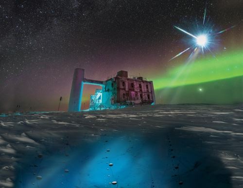 남극 아이스큐브 중선미자 관측소 전경[IceCube Neutrion Observatory 제공=연합뉴스]