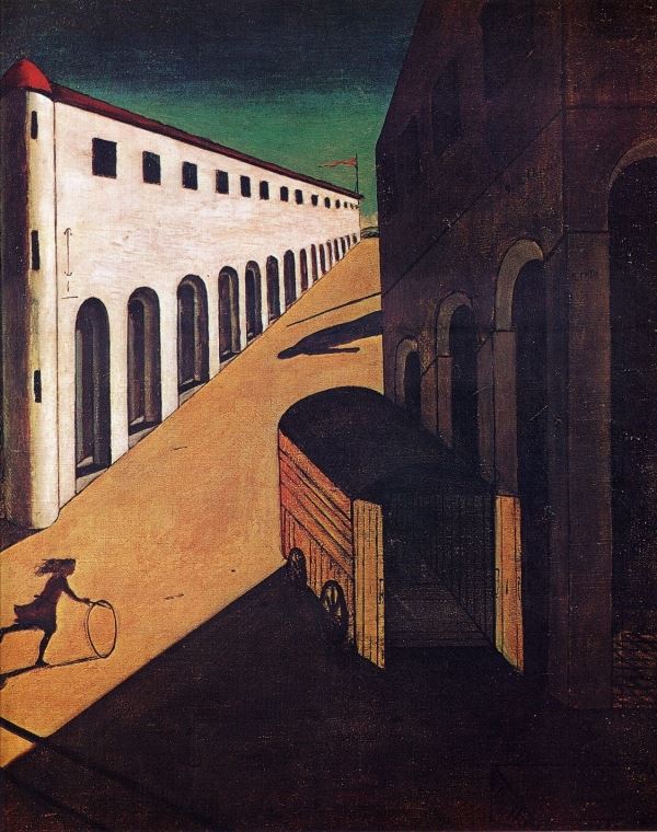 (그림3) 키리코 「거리의 신비와 우수」