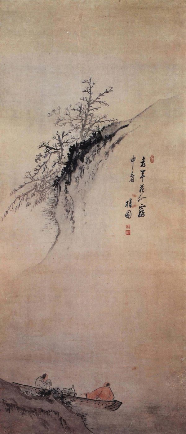 (그림3) 김홍도 - 「주상관매도」