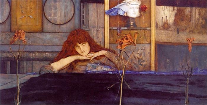 페르낭 크노프(1858∼1921)의 「내 마음의 문을 잠갔네」