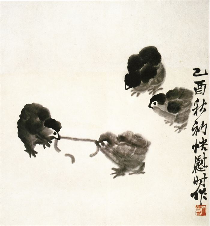 364 제백석(齊白石 1864~1957) 타일상호(他日相呼) 53+48.5 개인소장