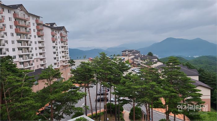 O2 리조트에서 보는 전경